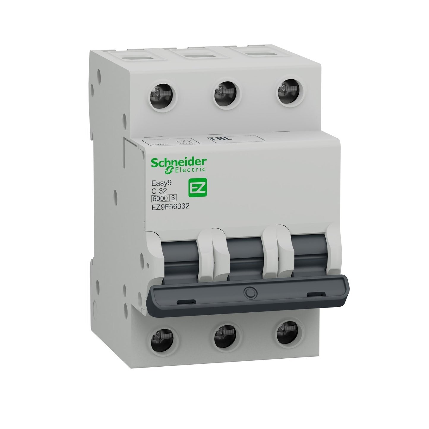 Schneider EASY9 MCB 3P 32A C 6000A 400V MINIATURE - Ai Control 2022