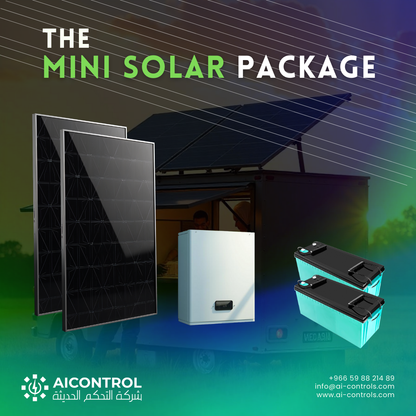 Mini Solar Package - 2 Panels & 2 Gel Batteries