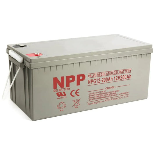 NPP PURE GEL Solar BATTERY 12V 200AH